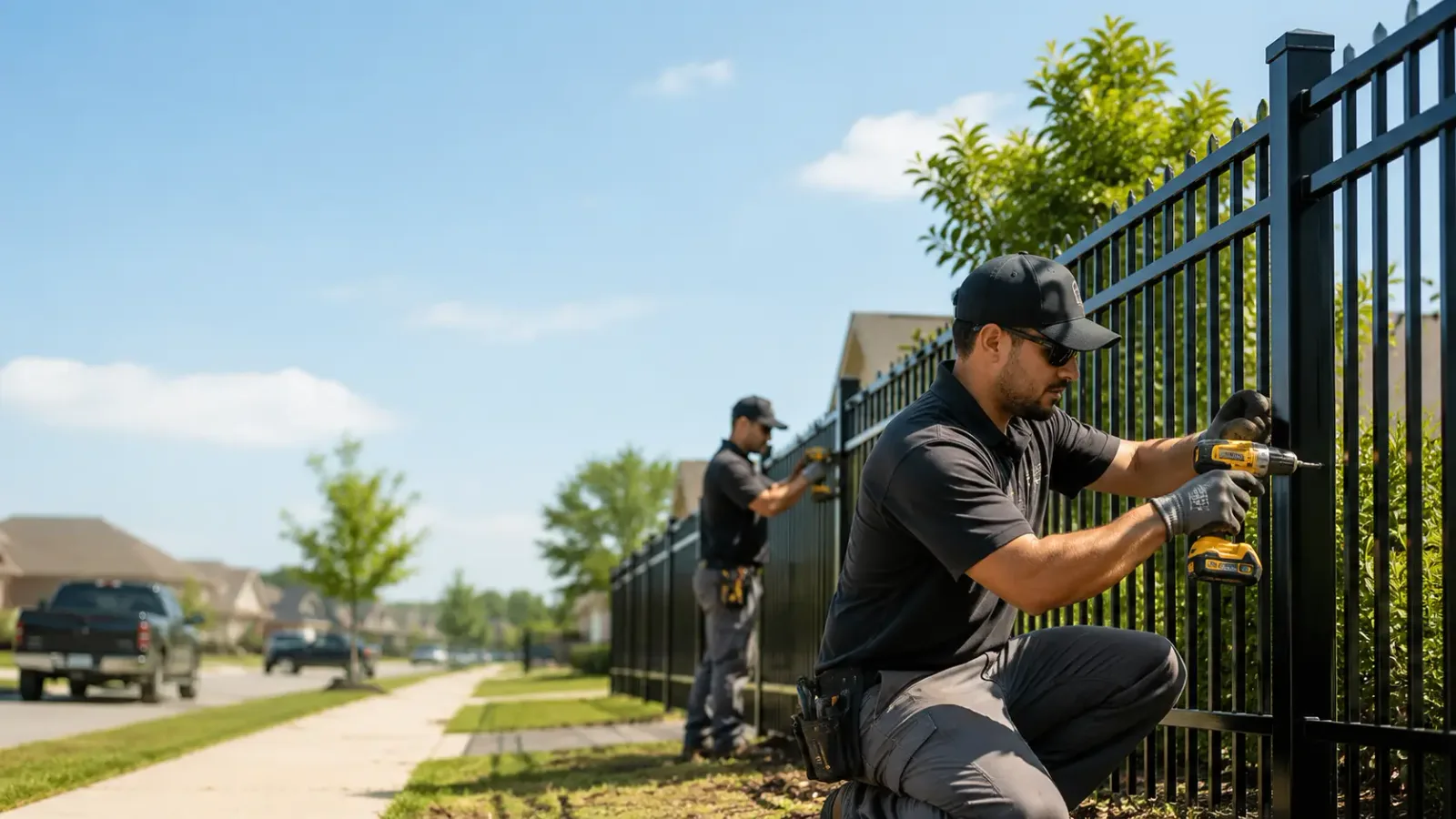 Metal Fence Installation in Slovan, PA
